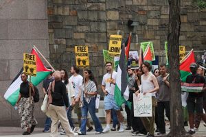 تظاهرات في مدن أمريكية تنديدا بالعدوان الإسرائيلي على مخيم جنين