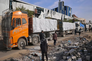 634 Aid Trucks Enter Gaza under Ceasefire Deal