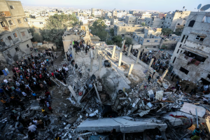Israel Hit Gaza’s ‘Humanitarian Safe Zone’ with US-Supplied Massive Bombs: Rights Group