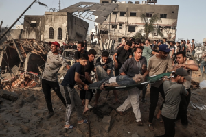 Children among Dozens Killed in Israeli Strikes on Gaza Strip