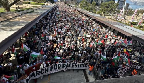 Thousands March in Australia against Israel’s Genocidal War on Gaza