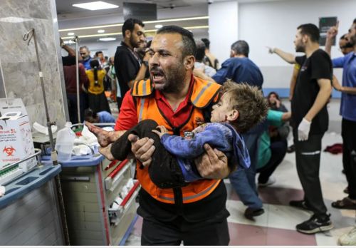 Greek Health Workers Rally Against Israel’s Deadly Attacks  on Gaza Hospitals