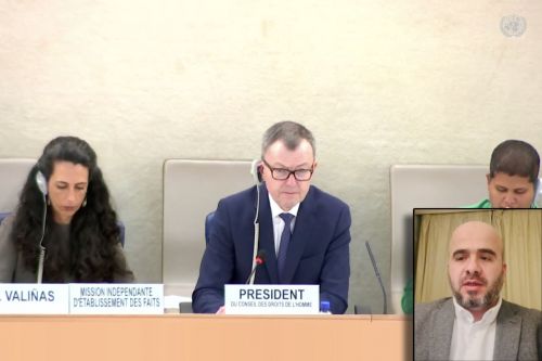 UNHRC – PRC Demands Accountability for Enforced Disappearances of Palestinians of Syria