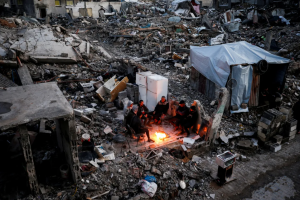 IOM: Displaced Families Shelter in Ruins as 90% of Homes Are Destroyed in Gaza