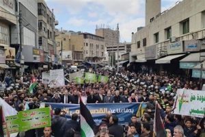 مسيرة وسط العاصمة الأردنية تندّد بصفقة القرن