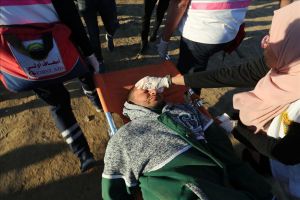 إصابة 30 فلسطينيًا خلال الجمعة الـ85 لمسيرات العودة بغزة