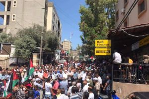 اللاجئون الفلسطينيون في لبنان يتحضرون لمسيرات ضخمة الأربعاء