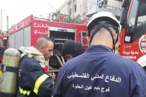 يمر بأزمة تمويل.. الدفاع المدني الفلسطيني مهدد في مخيم عين الحلوة