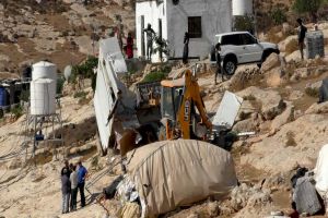  Israeli Forces Threaten Demolition of Palestinian Structures in Yatta