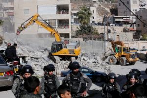 3 Palestinian Buildings Knocked Down by Israeli Army in West Bank Village