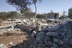 Israel Demolishes Palestinian House in West Bank