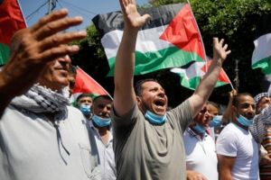 فلسطينيون في برلين يحتجون على الصفقة الإماراتية الإسرائيلية