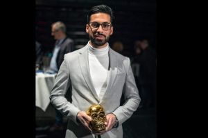 Palestinian Refugee from Yarmouk Camp Receives Hamlet Talent  Award in Denmark
