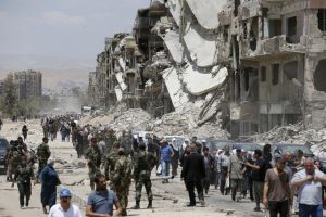 During Syria Visit, UN Official: Damage Inflicted on Palestinian Refugee Camps Surreal