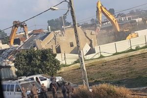 2 Palestinian Homes Demolished by Israel in Arab City of Qalansuwa