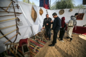  معرض تراثي أثري في مخيم النصيرات وسط قطاع غزة