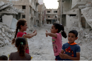 Palestinian Refugee Children Exposed to Abuse in Syria Displacement Camp