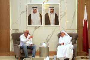 مسؤول قطري يناقش مع الأونروا أوضاع الفلسطينيين بغزة