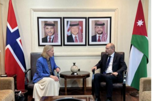 وزير خارجية الأردن يثمن دعم النرويج للأونروا