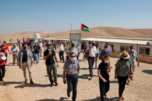 Amid Israeli Eviction Threats, EU and Australian Delegation Visits Masafer Yatta Community