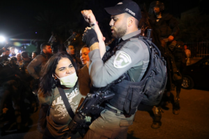 Israeli Police Attack Palestinians Protesting Forced Evictions in Jerusalem's Sheikh Jarrah 
