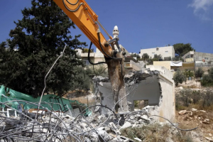 Palestinian Structures Subjected to Mass Demolition by Israeli Army