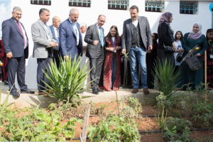 Palestine Refugee Agency, EU Open First School Garden in West Bank