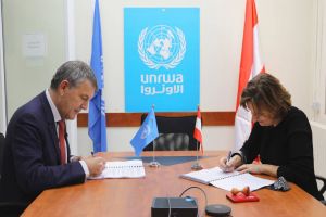 Austria Contributes EUR 1 Million to UN Palestine Refugee Agency