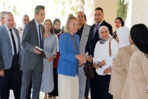 Minister of Foreign Affairs of Norway Visits Palestinian Refugee Camp in Jordan