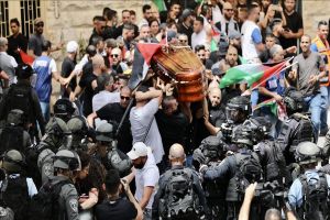 Israeli Police Attack Funeral Procession of Slain Journalist Shireen Abu Akleh