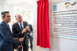 German Delegation Inaugurates New School in Palestinian Refugee Camp in Jordan