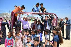 Germany Inaugurates Playground in Palestinian Refugee Camp in Jordan