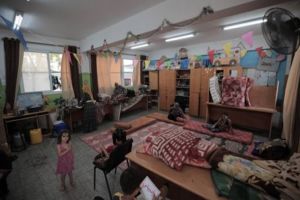Gaza: UNRWA School Sheltering Displaced Palestinians Hit by Israel
