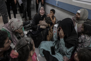 Several Palestinians Killed, Injured in Israeli Airstrike near Baptist Hospital in Gaza