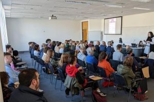 Palestinian Return Centre speaks at annual People Before Profit conference in Belfast, Ireland