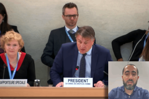 PRC Addresses UNHRC over Israeli Attacks on Human Rights Advocates in Occupied Palestinian Territories 