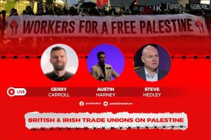 حلقة نقاشية لمركز العودة الفلسطيني في لندن حول تضامن النقابات العمالية البريطانية والأيرلندية مع فلسطين