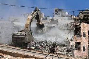 Israeli Occupation Forces Destroy Palestinian Residential Structures in Bethlehem