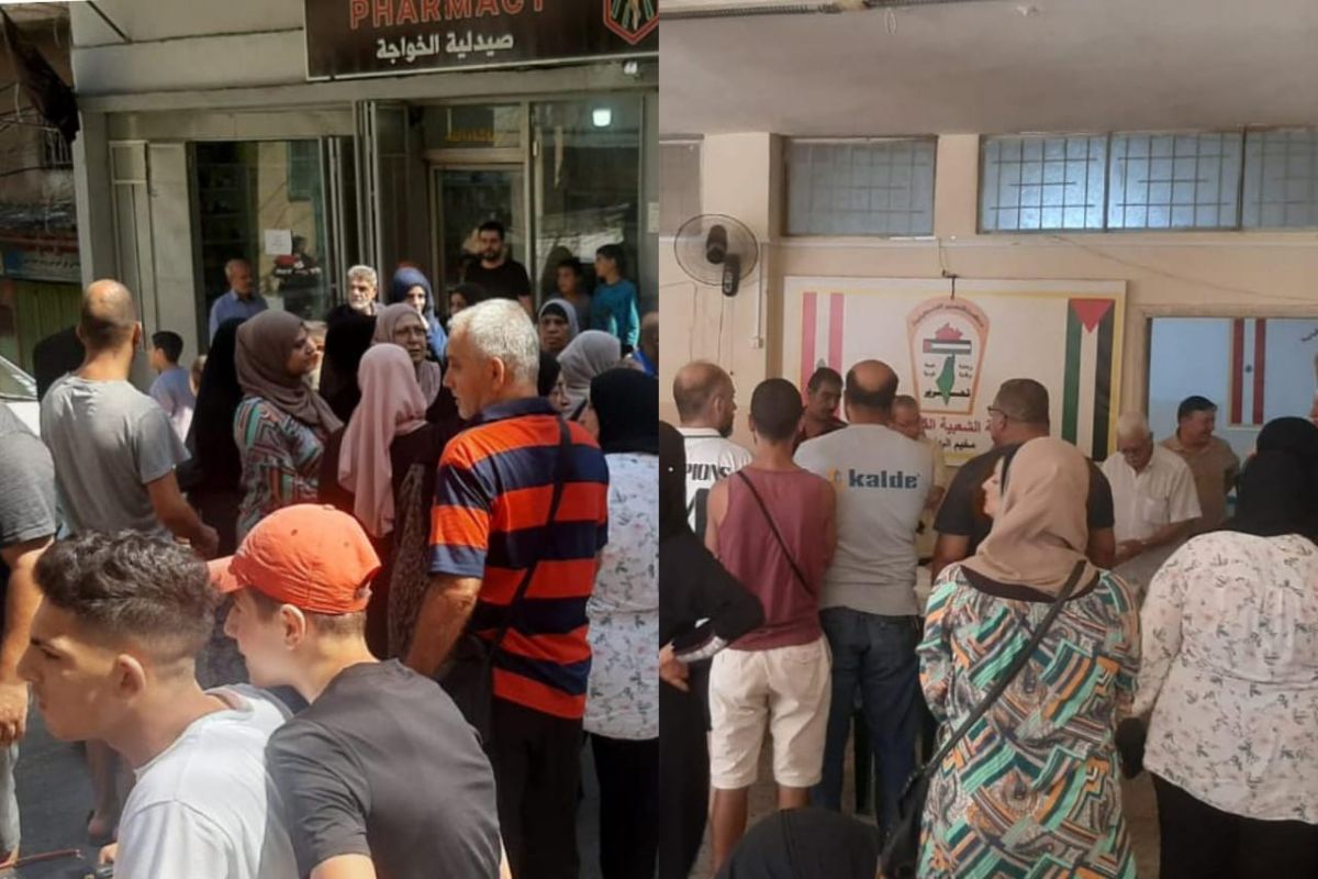 احتجاج في مخيم البداوي للاجئين الفلسطينيين تنديدا بانقطاع الكهرباء