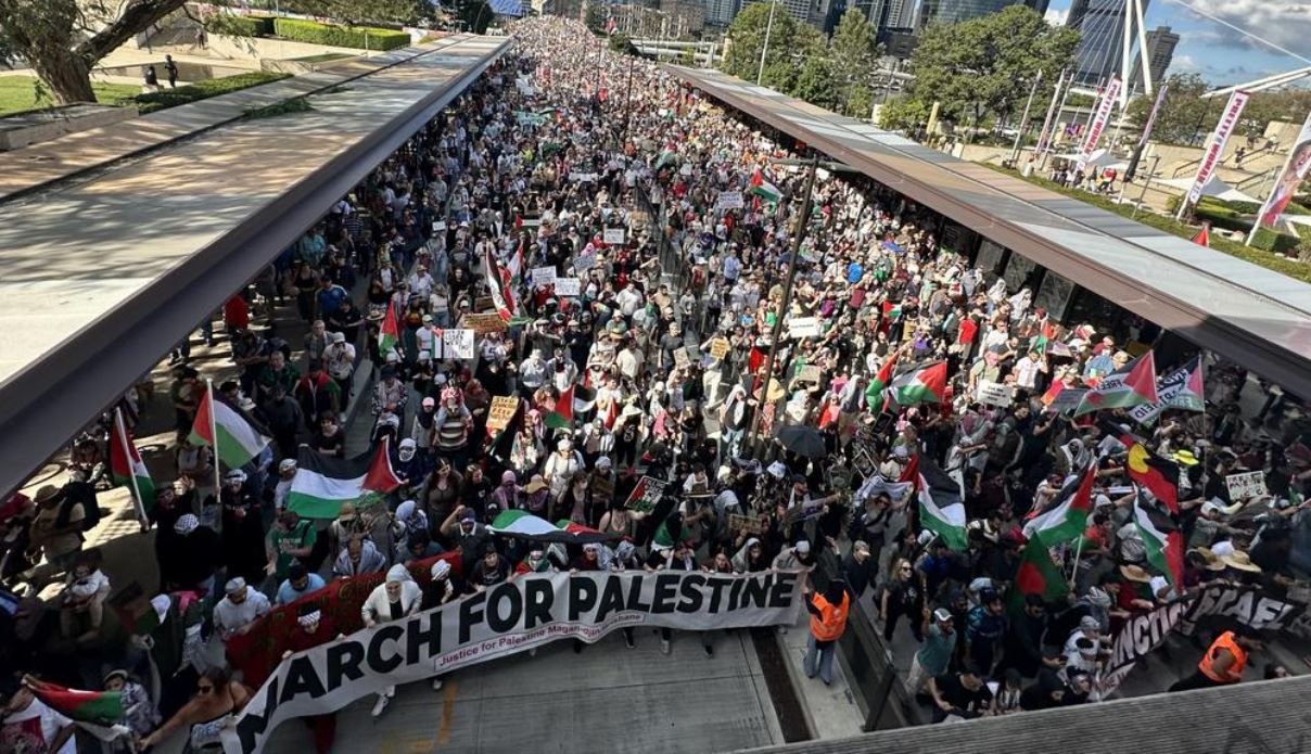 Thousands March in Australia against Israel’s Genocidal War on Gaza
