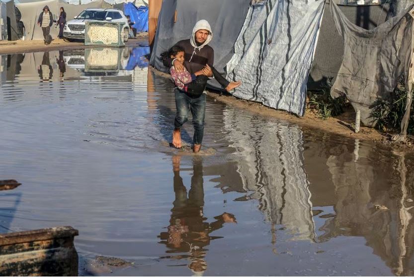 2 Children, 3 Men Die in Gaza Storm amid Extreme Cold