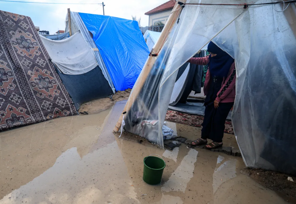 Nearly 1 Million Displaced Gazans Face Extreme Winter Cold: UN