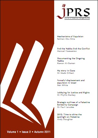 Journal of Palestinian Refugee Studies