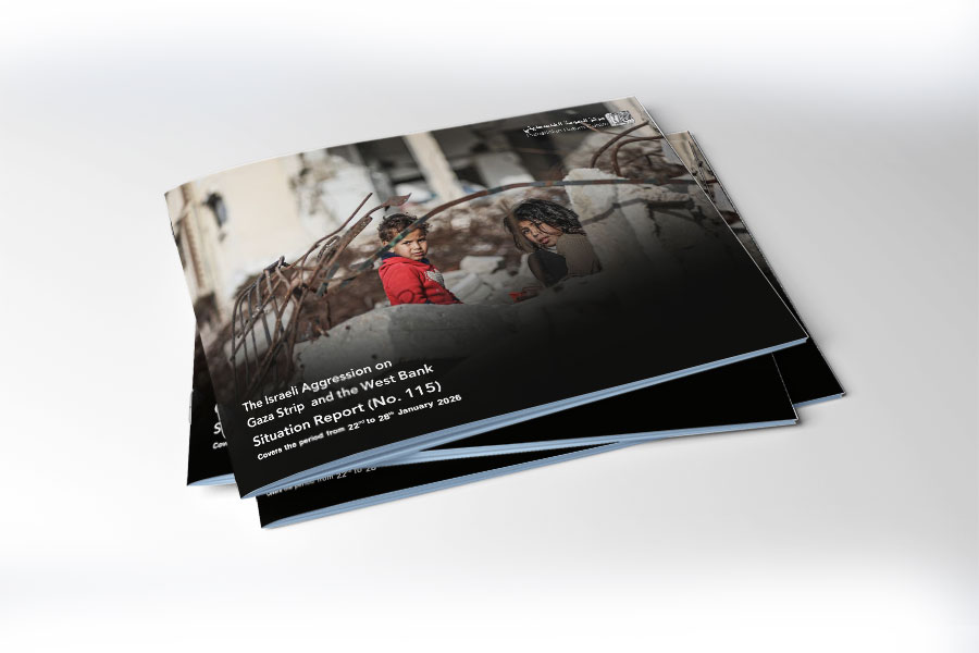 Situation Report (No.115) on Israeli Aggression on Gaza and West Bank - from January 22 to 28, 2026