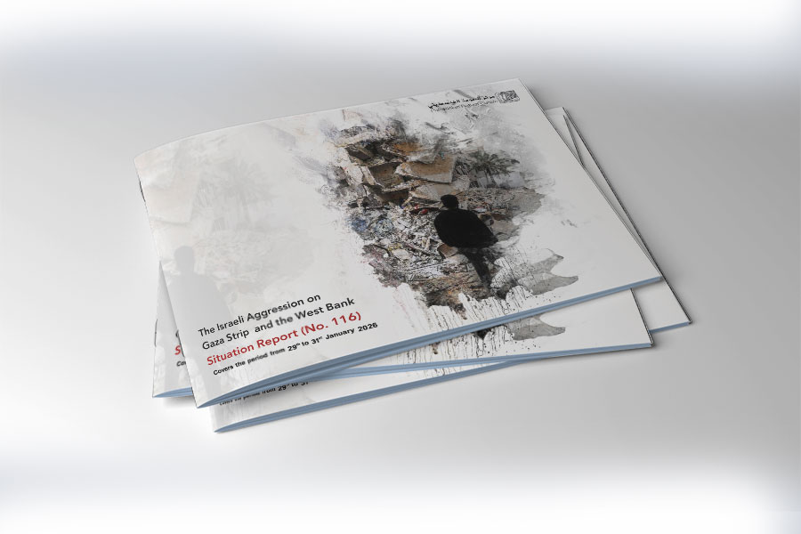 Situation Report (No.116) on Israeli Aggression on Gaza and West Bank - from January 29 to 31, 2026