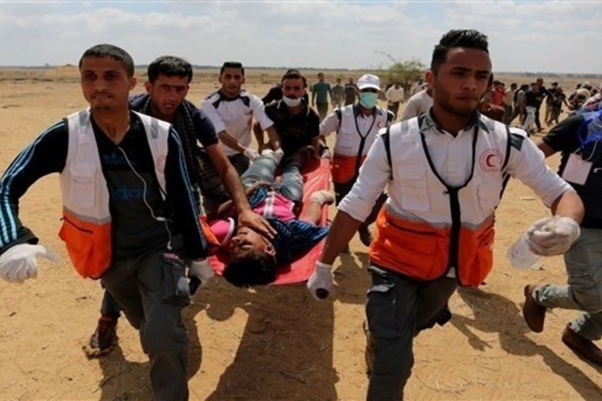 استشهاد طفلين برصاص الجيش الإسرائيلي بمسيرة العودة في غزة