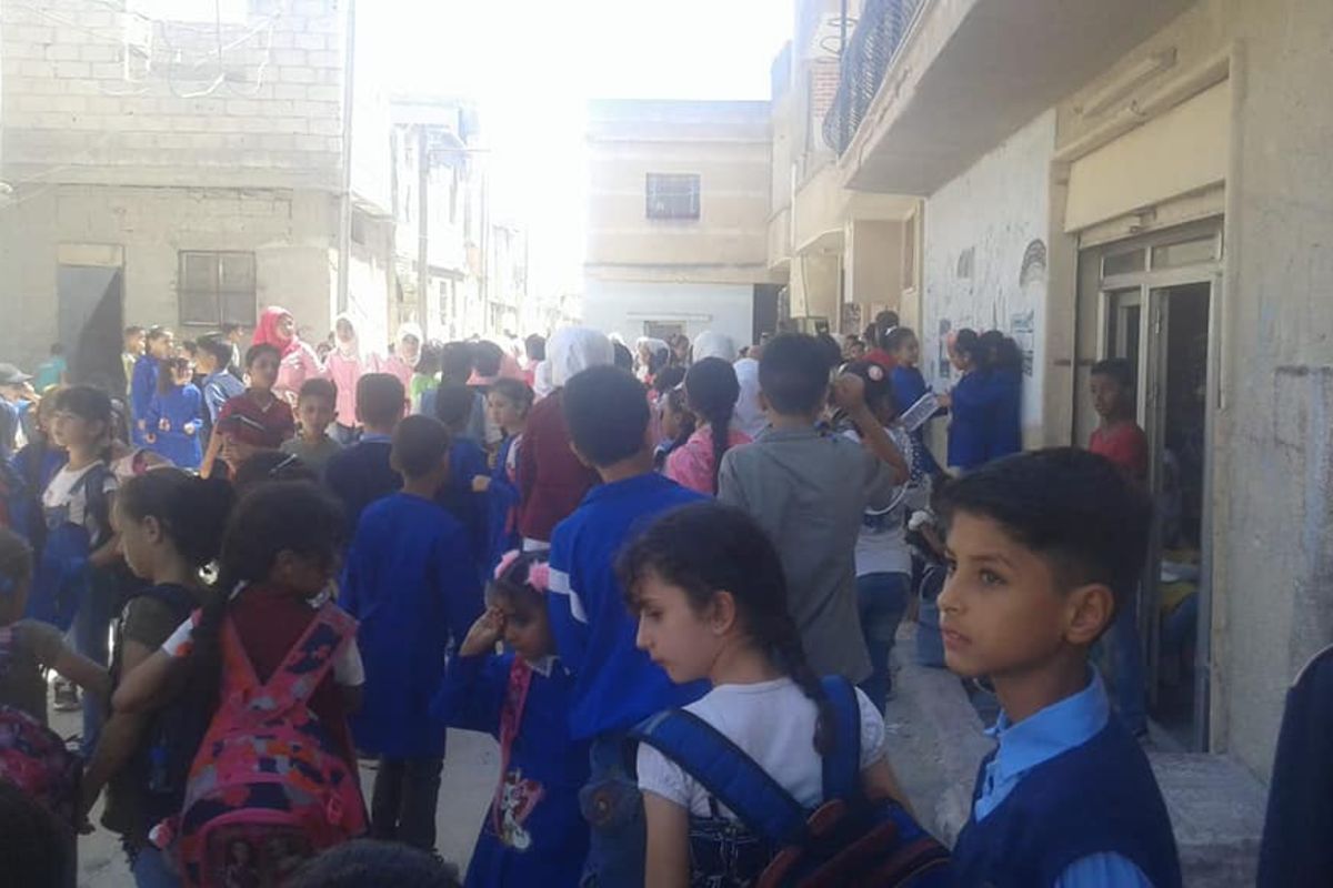 700 طالب فلسطيني بلا مدارس في مخيم درعا جنوب سوريا