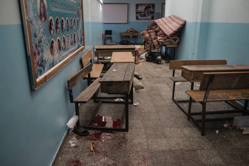 Israeli Missiles Target UNRWA School in Gaza
