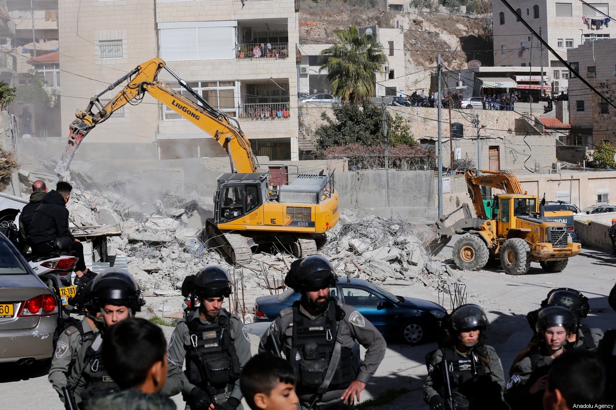 3 Palestinian Buildings Knocked Down by Israeli Army in West Bank Village