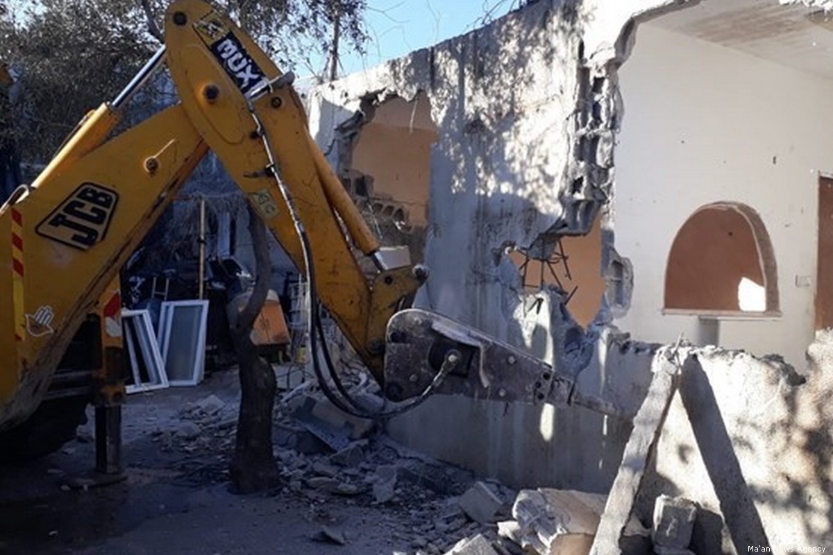 Israel Orders Halt on Construction of Palestinian School